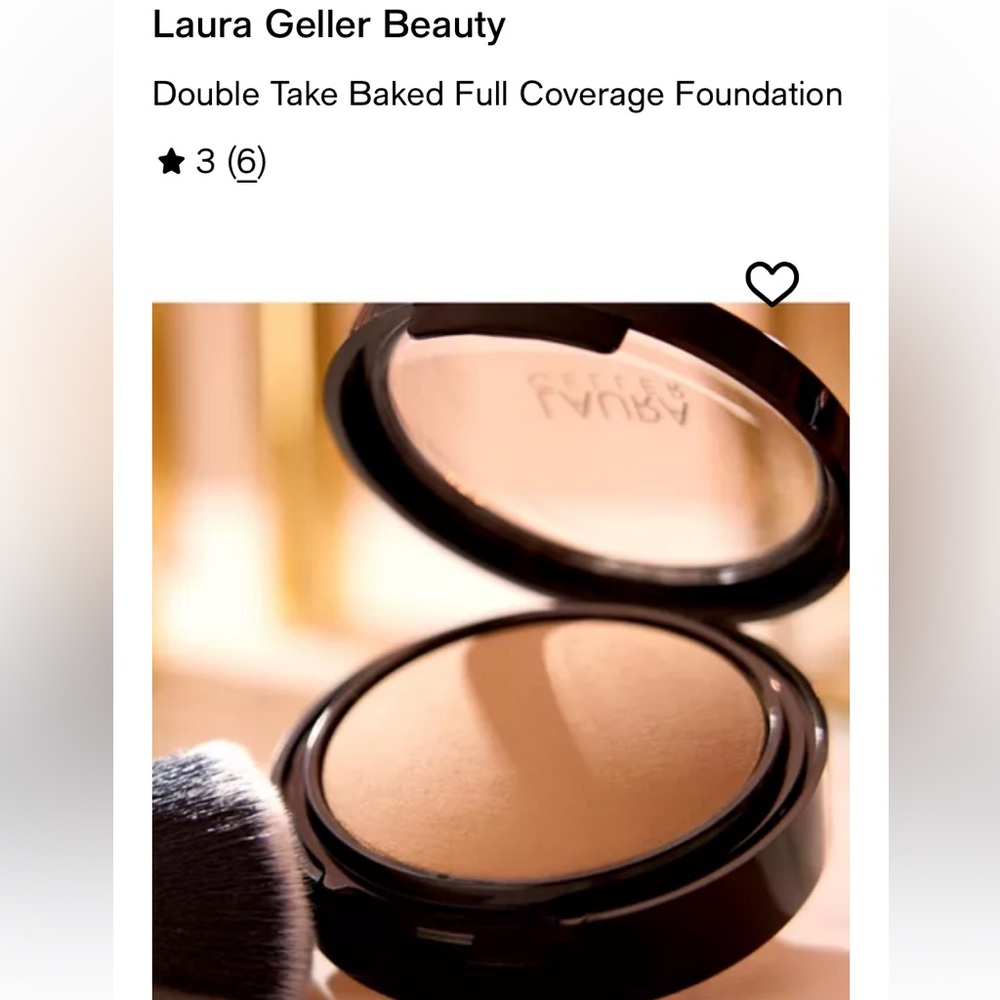 LAURA Geller Double Take Backed Versatile Powder Foundation Fond De Teint